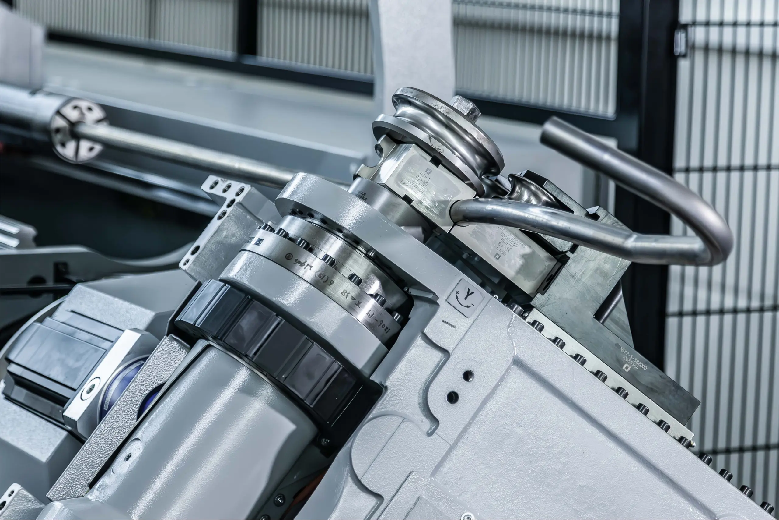 Steel Tube Bending on a Machine